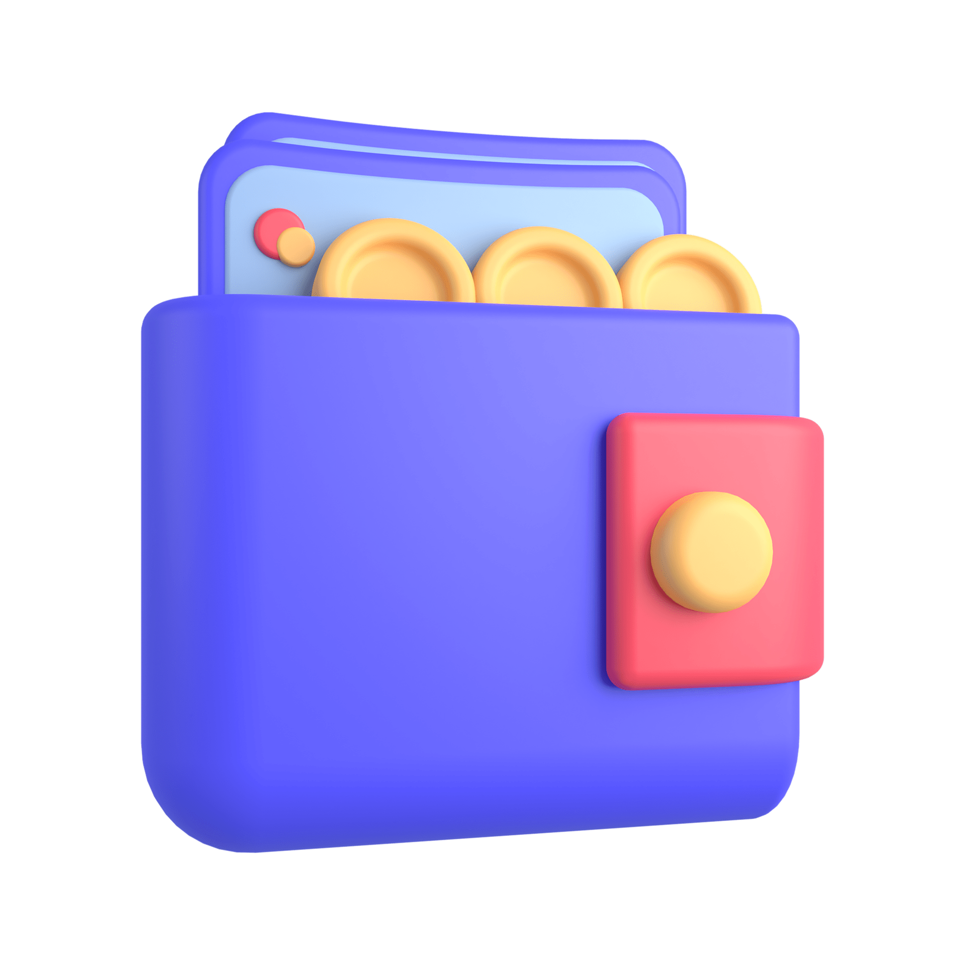 Web 3 30 3d illustration of wallet icon png