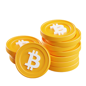 Web 3 67 bitcoin 3d illustration free png