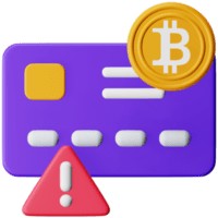 Web 3 80 bitcoin fraud 3d rendering isometric icon png