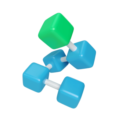 Web 3 72 block chain 3d illustration icon png
