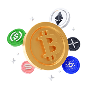 Web 3 68 cryptocurrency 3d illustration free png