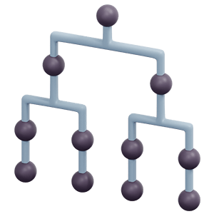 Web 3 69 structure 3d render icon illustration png