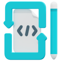 Web 3 40 test 3d render icon illustration png